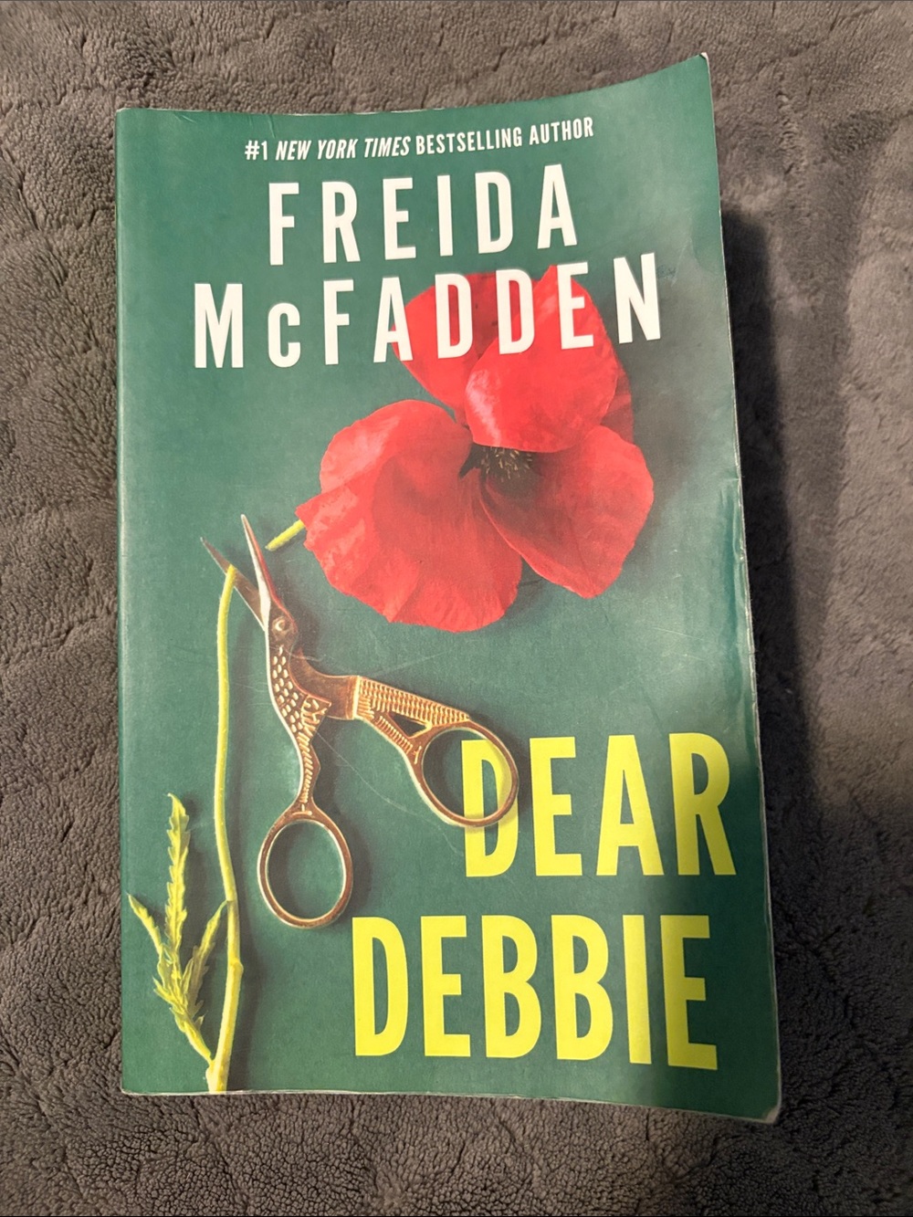 Dear Debbie — Green Cover with Red Accent by